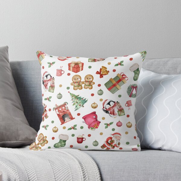 Item preview, Watercolor Christmas on White designed and sold by KSimpson838.