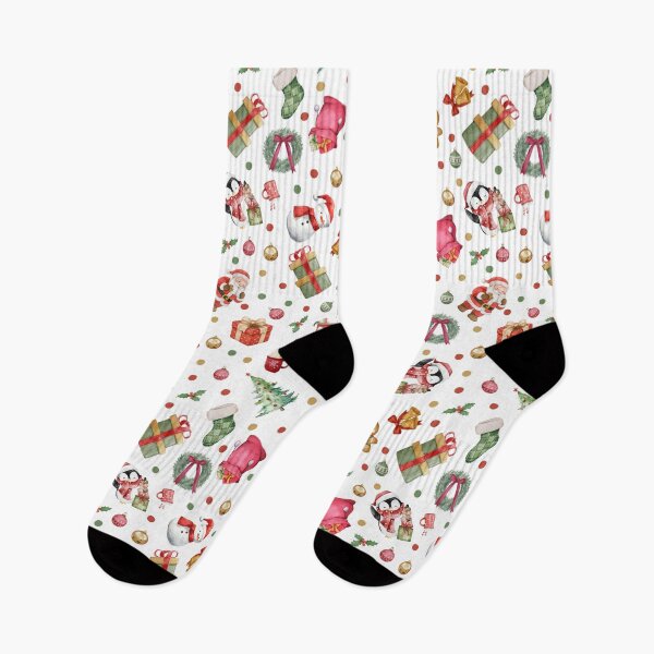 Item preview, Watercolor Christmas on White designed and sold by KSimpson838.