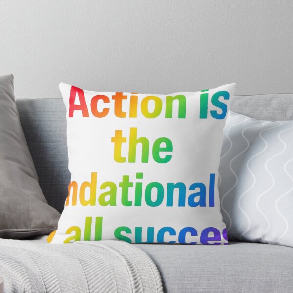 Item preview, Action is the foundational key to all success designed and sold by AllRoundTees.