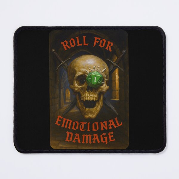 Item preview, Roll for emotional damage designed and sold by abby-thorns.