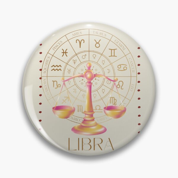 Item preview, Libra Zodiac Stamp – Celestial Vintage Astrology Art designed and sold by CozyMuse.