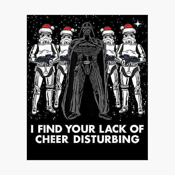 Item preview, Graphic Tee Funny Vaderx Trooper Lack Cheer Christmas Graphic Woman's  designed and sold by KathieHilario.