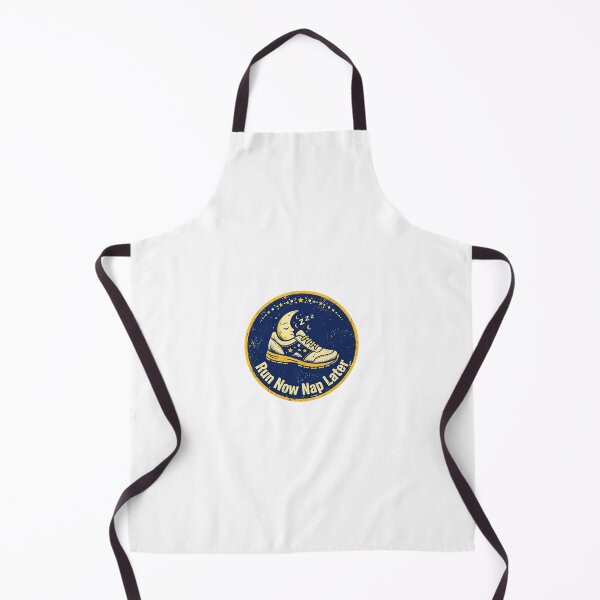 Item preview, Run Now Nap Later - Funny Running Shoe Sleeping Moon Badge designed and sold by Htkester1.