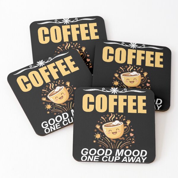 Item preview, Coffee Good Mood One Cup Away designed and sold by VibeForgeCo24.