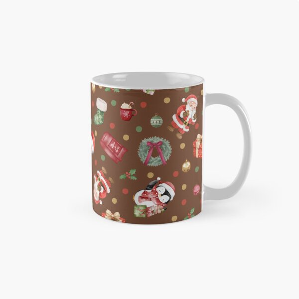 Item preview, Watercolor Christmas on Brown  designed and sold by KSimpson838.