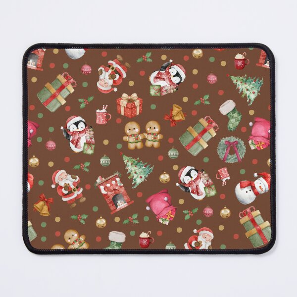 Item preview, Watercolor Christmas on Brown designed and sold by KSimpson838.