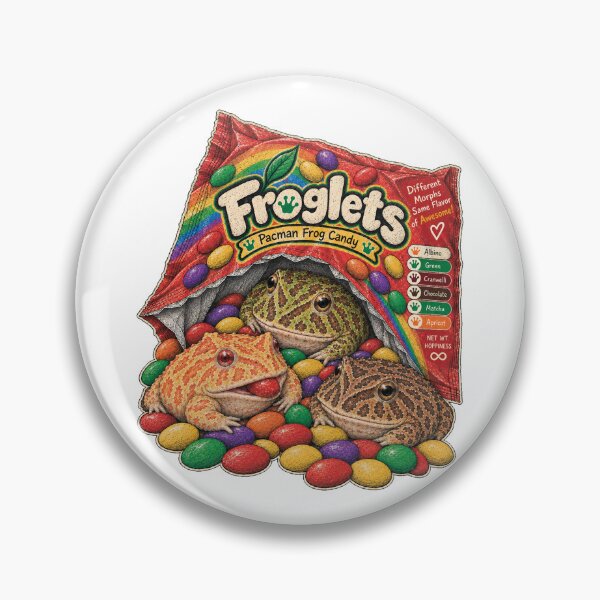 Item preview, Froglets – Colorful Pacman Frog Morphs designed and sold by threadandfangs.