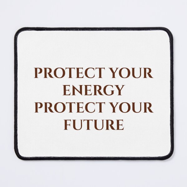 Item preview, Protect Your Energy Protect Your Future | Minimalist Motivational Quote designed and sold by MagicArtzz.