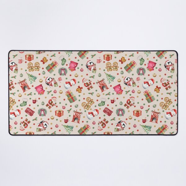 Item preview, Watercolor Christmas on Light Brown designed and sold by KSimpson838.
