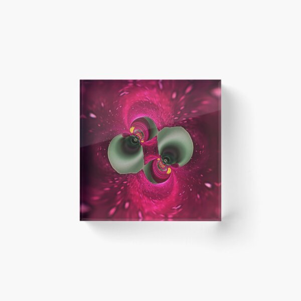 Item preview, Magenta and Green Floral Spirals designed and sold by SilentBloomLab.