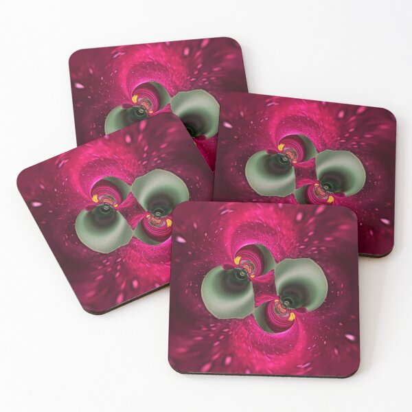 Item preview, Magenta and Green Floral Spirals designed and sold by SilentBloomLab.