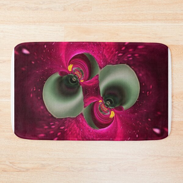 Item preview, Magenta and Green Floral Spirals designed and sold by SilentBloomLab.