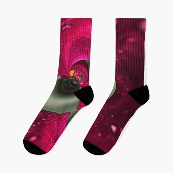 Item preview, Magenta and Green Floral Spirals designed and sold by SilentBloomLab.