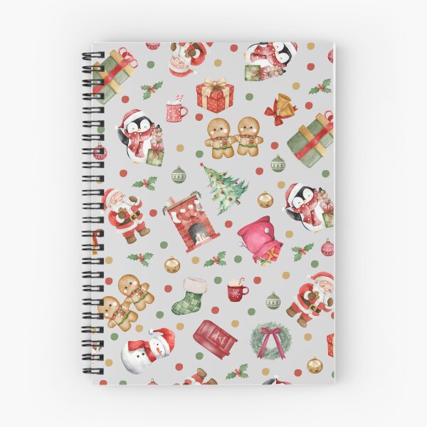 Item preview, Watercolor Christmas on Light Gray designed and sold by KSimpson838.