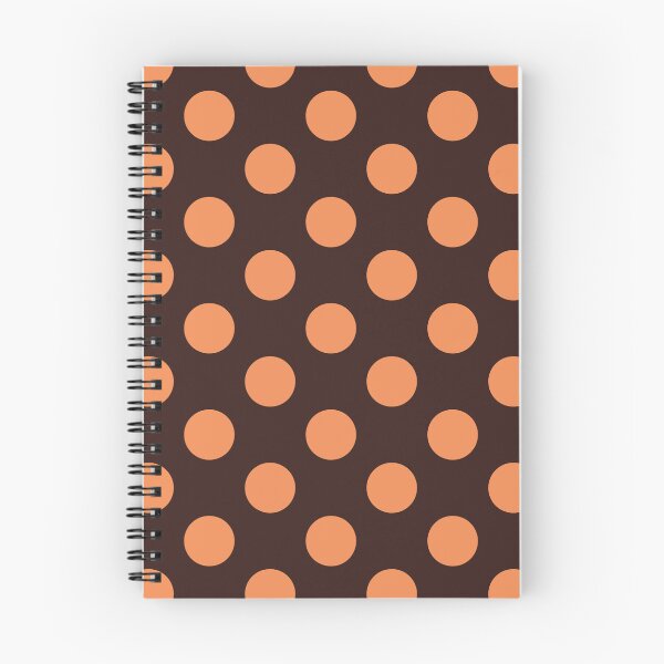 Item preview, Large orange polka dots on brown designed and sold by Nolan6.
