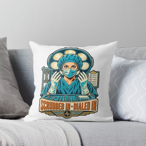 Item preview, OR Nurse Scrubbed In Dialed In designed and sold by EvergreenPark - Tee Studio.