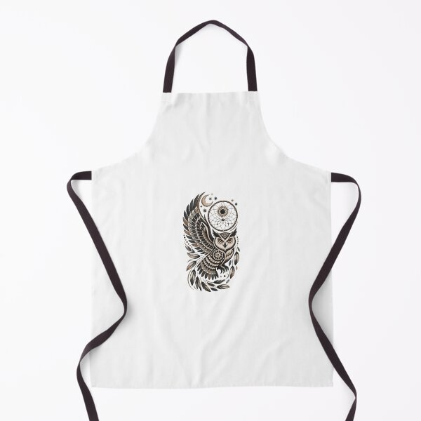 Item preview, Mystical Owl Dreamcatcher in Neutral Earthy Tones designed and sold by mengraphen.