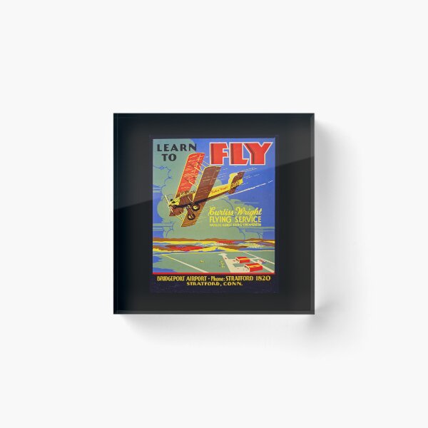 Artikelvorschau, Vintage-Poster einer Flugschule entworfen und verkauft von stevepaint.