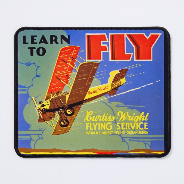 Item preview, Vintage flying school poster designed and sold by stevepaint.