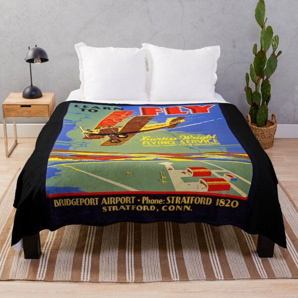 Item preview, Vintage flying school poster designed and sold by stevepaint.