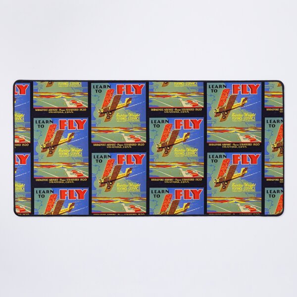 Item preview, Vintage flying school poster designed and sold by stevepaint.