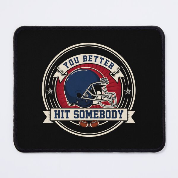 Item preview, You Better Hit Somebody Retro Football Mom Game Day designed and sold by Redgiant87x.