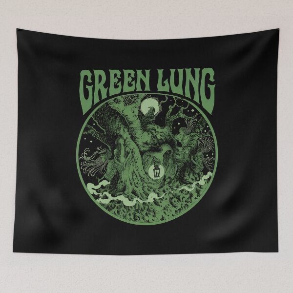 Item preview, Greens Lungs Psychedelic Forest Band  designed and sold by CressidaRook.