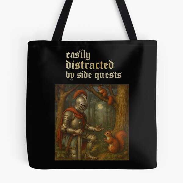 Item preview, easily distracted by side quests  designed and sold by abby-thorns.