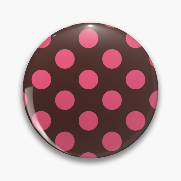 Item preview, Large pink polka dots on brown designed and sold by Nolan6.
