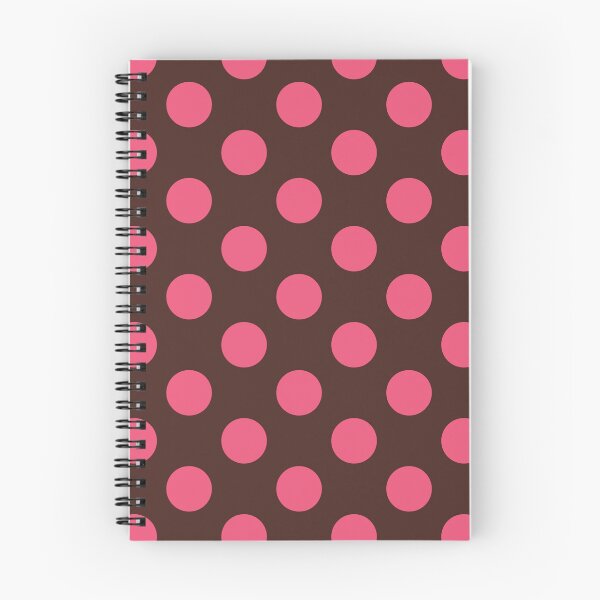 Item preview, Large pink polka dots on brown designed and sold by Nolan6.