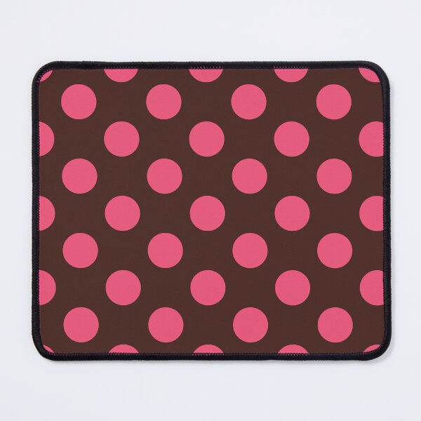 Item preview, Large pink polka dots on brown designed and sold by Nolan6.