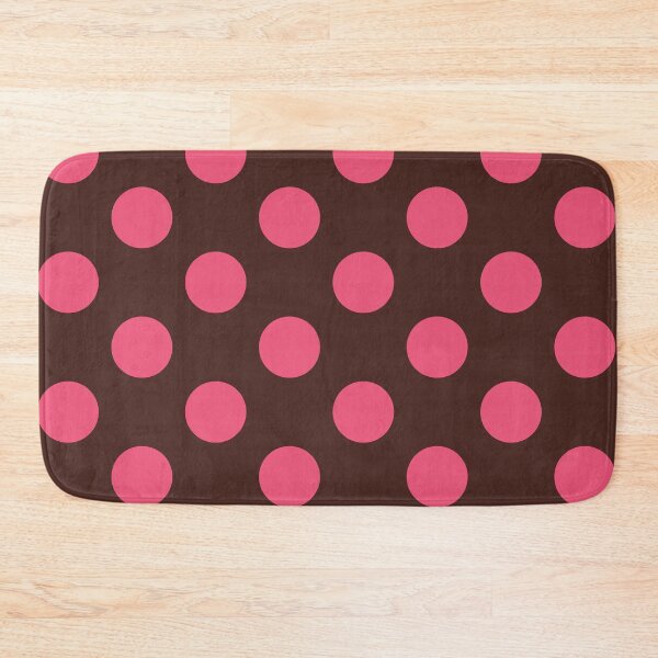 Item preview, Large pink polka dots on brown designed and sold by Nolan6.
