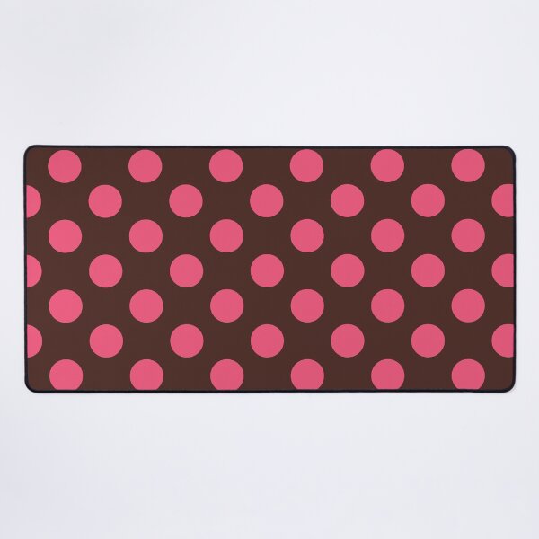 Item preview, Large pink polka dots on brown designed and sold by Nolan6.