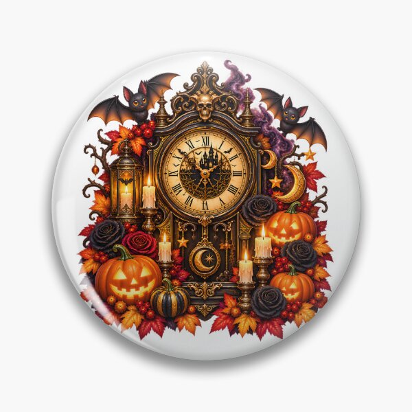 Item preview, Midnight Gothic Timepiece – Halloween Magic designed and sold by Clothes With Smiling Animals Walt Gral.