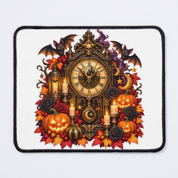 Item preview, Midnight Gothic Timepiece – Halloween Magic designed and sold by Clothes With Smiling Animals Walt Gral.