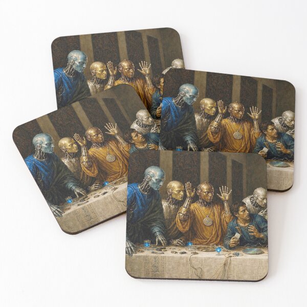 Item preview, The Last Supper Triptych: Part I — The Human Element | Sci-Fi Art designed and sold by DMarquiseArt.