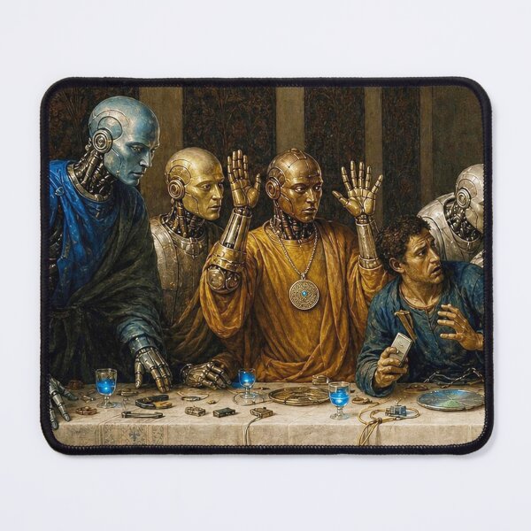 Item preview, The Last Supper Triptych: Part I — The Human Element | Sci-Fi Art designed and sold by DMarquiseArt.