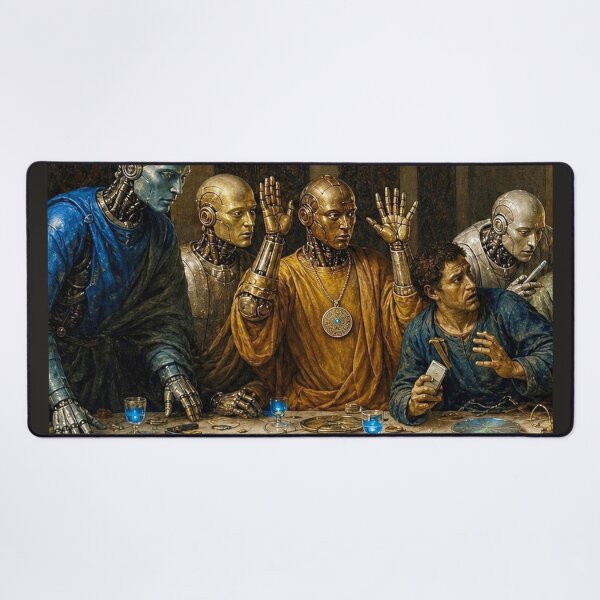 Item preview, The Last Supper Triptych: Part I — The Human Element | Sci-Fi Art designed and sold by DMarquiseArt.