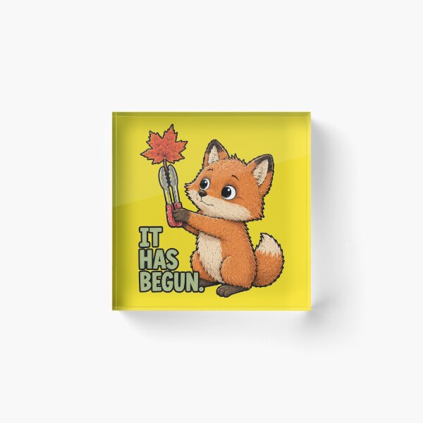 Item preview, Funny Fox Autumn Has Begun designed and sold by Ania & Maxiu.