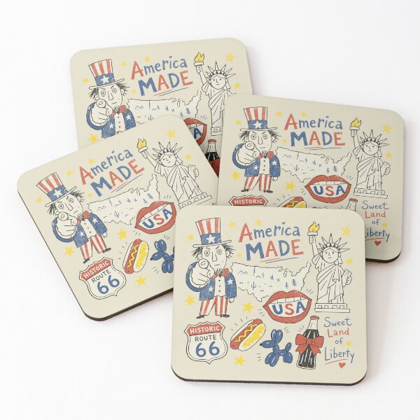 Item preview, Patriotic American Icons Collage designed and sold by Studio Bootleg.