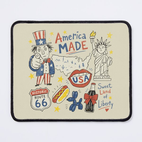 Item preview, Patriotic American Icons Collage designed and sold by Studio Bootleg.