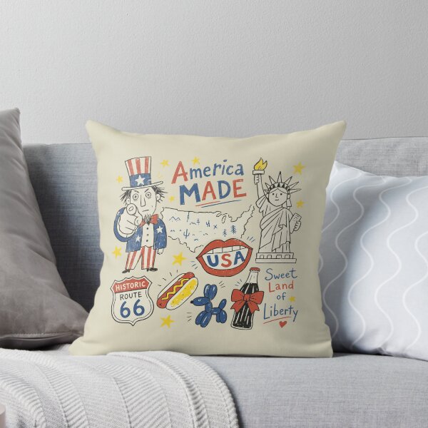 Item preview, Patriotic American Icons Collage designed and sold by Studio Bootleg.