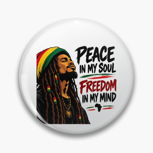 Item preview, Peace in My Soul Freedom in My Mind designed and sold by ROOTS & SOUL.