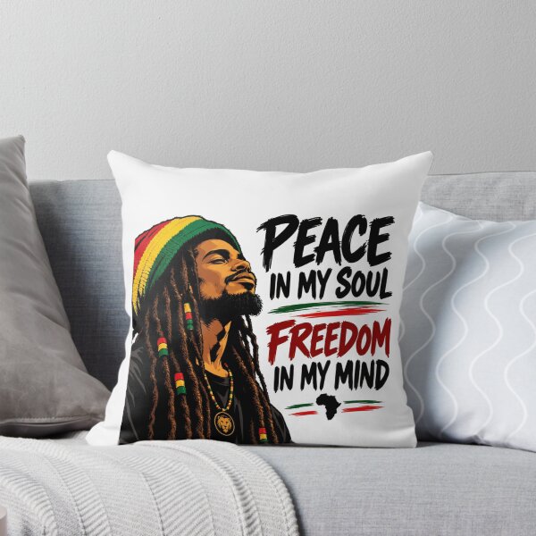 Item preview, Peace in My Soul Freedom in My Mind designed and sold by ROOTS & SOUL.