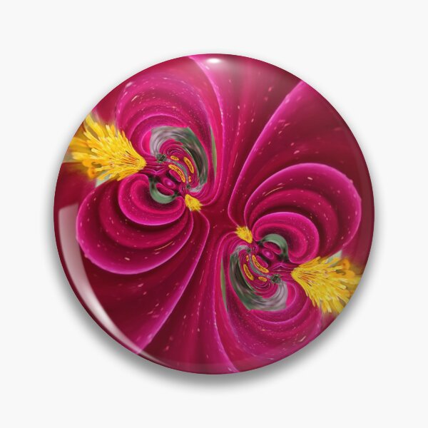 Item preview, Magenta and Gold Floral Spiral designed and sold by SilentBloomLab.