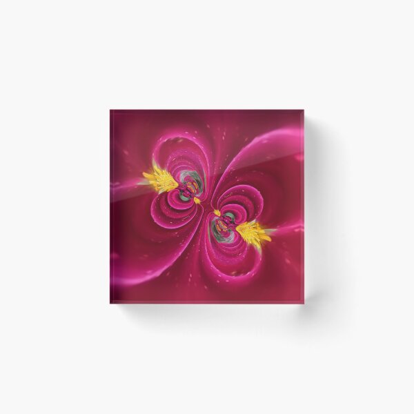 Item preview, Magenta and Gold Floral Spiral designed and sold by SilentBloomLab.