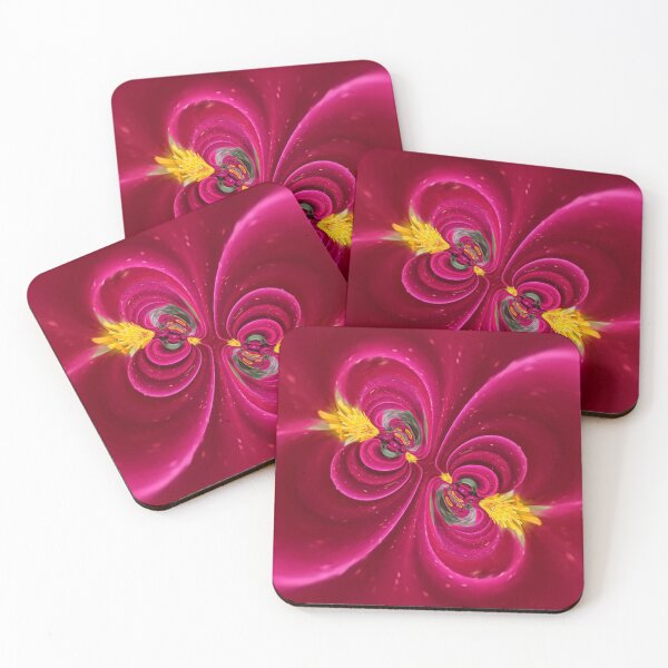 Item preview, Magenta and Gold Floral Spiral designed and sold by SilentBloomLab.