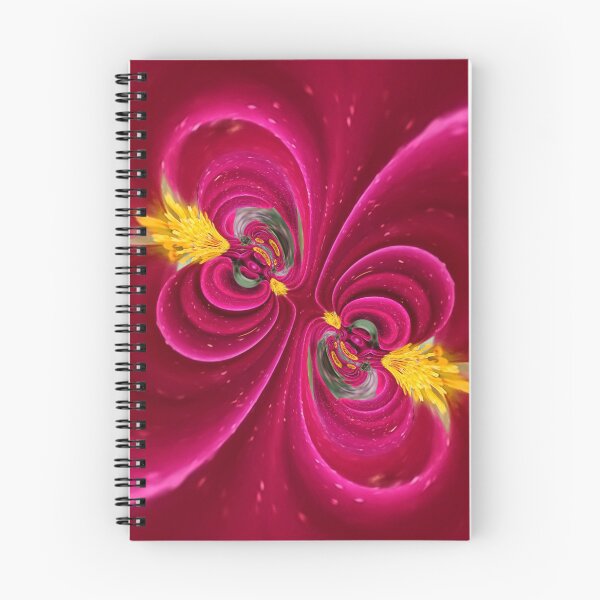 Item preview, Magenta and Gold Floral Spiral designed and sold by SilentBloomLab.