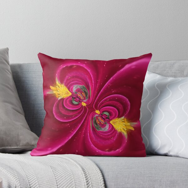Item preview, Magenta and Gold Floral Spiral designed and sold by SilentBloomLab.