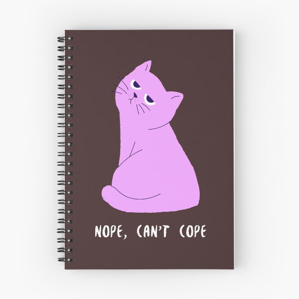 Item preview, Can't Cope Cat designed and sold by Angie's Page.